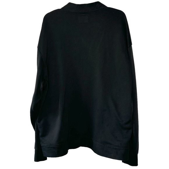 Old Navy Women’s XL Oversized V-Neck Button Front Black Cardigan Sweater - Picture 7 of 10